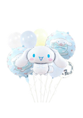 Cinnamoroll themed foil helium balloon bouquet for kids celebration, Demuse Balloon KL