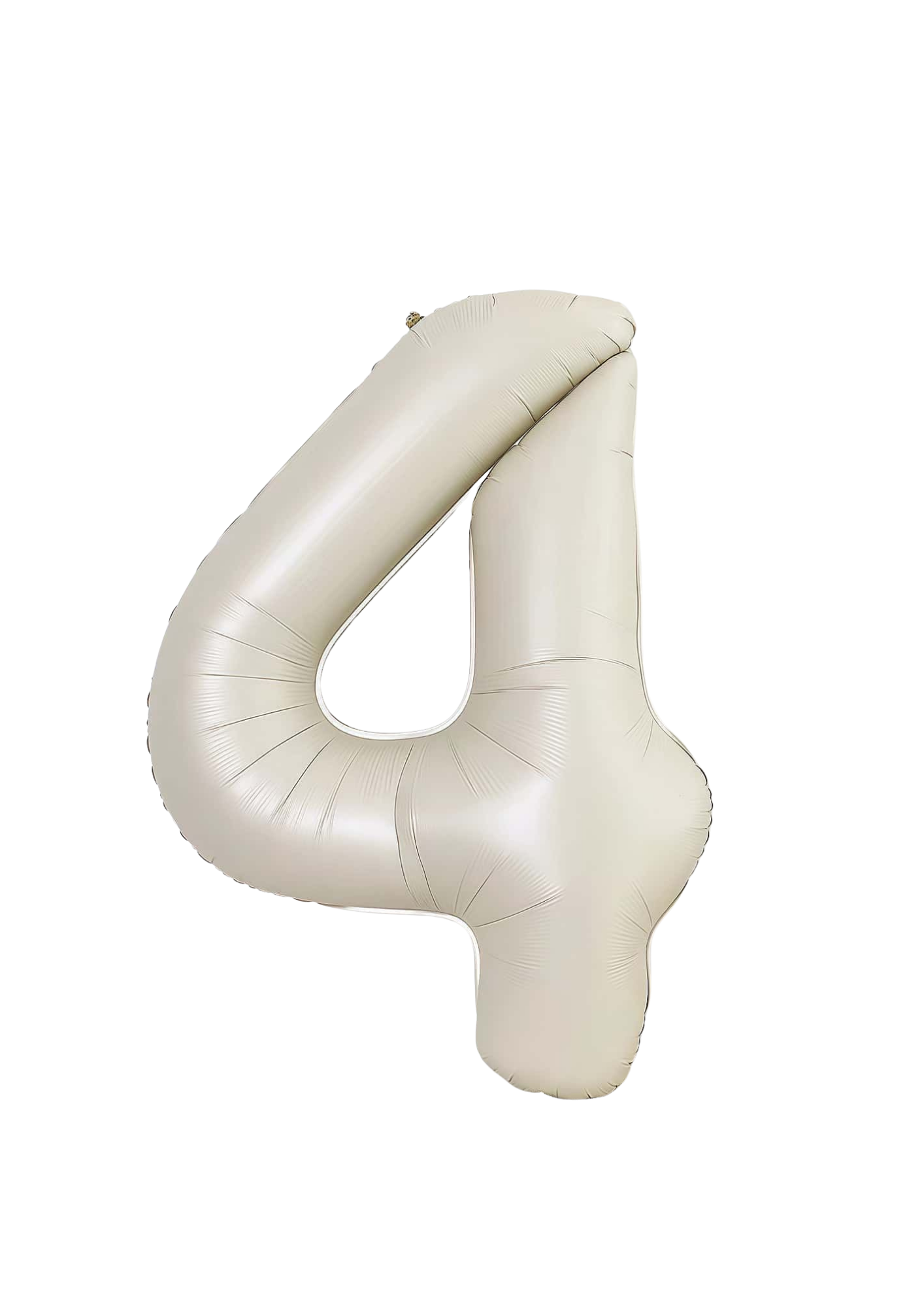 beige number foil helium balloon for birthday celebration, Demuse Balloon KL