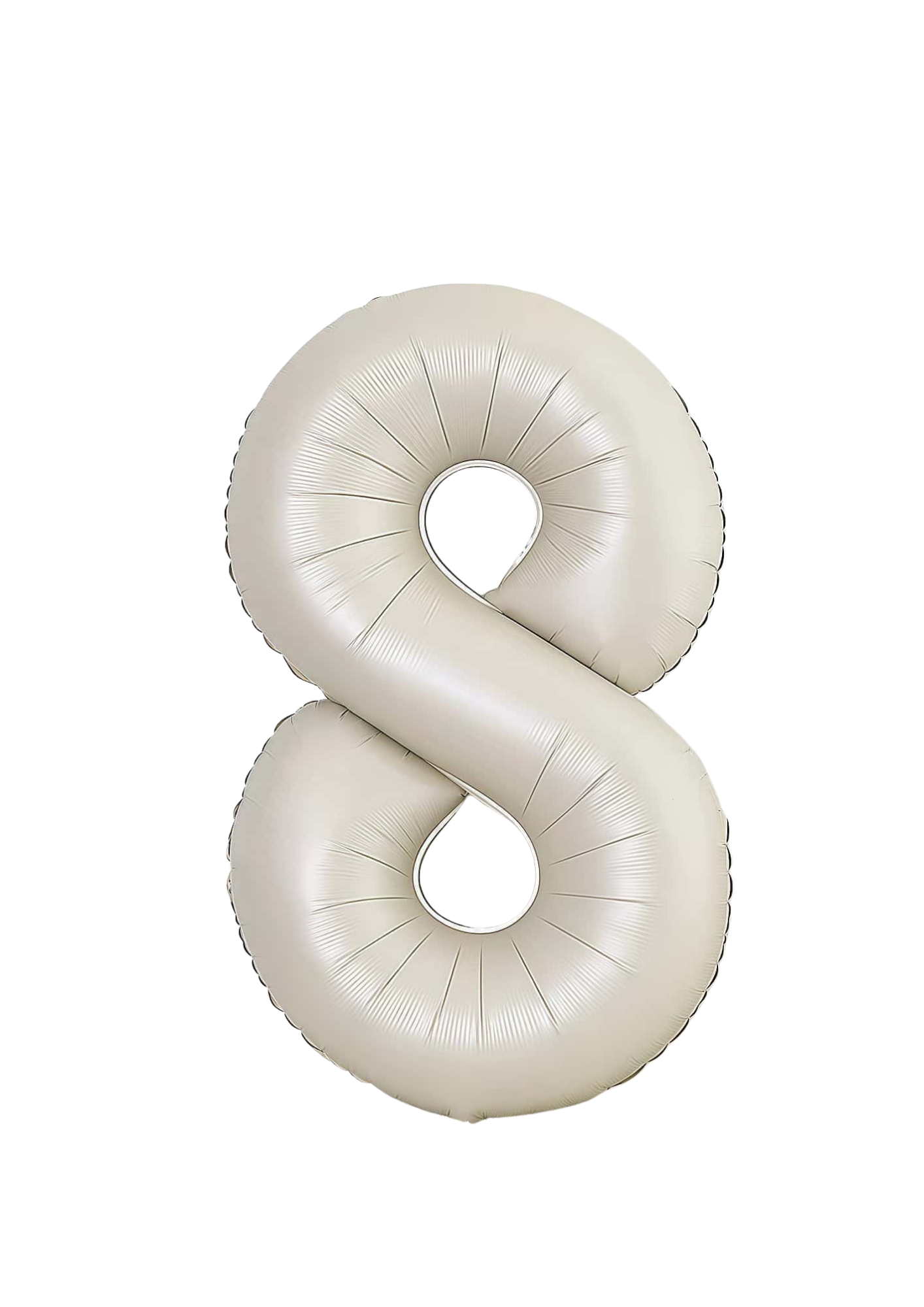 beige number foil helium balloon for birthday celebration, Demuse Balloon KL