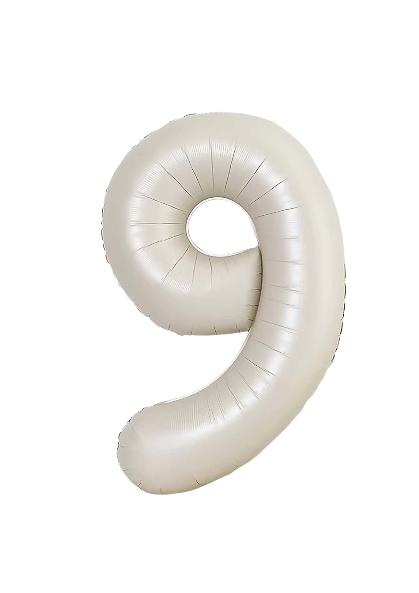 beige number foil helium balloon for birthday celebration, Demuse Balloon KL