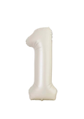 beige number foil helium balloon for birthday celebration, Demuse Balloon KL