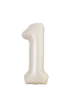 beige number foil helium balloon for birthday celebration, Demuse Balloon KL