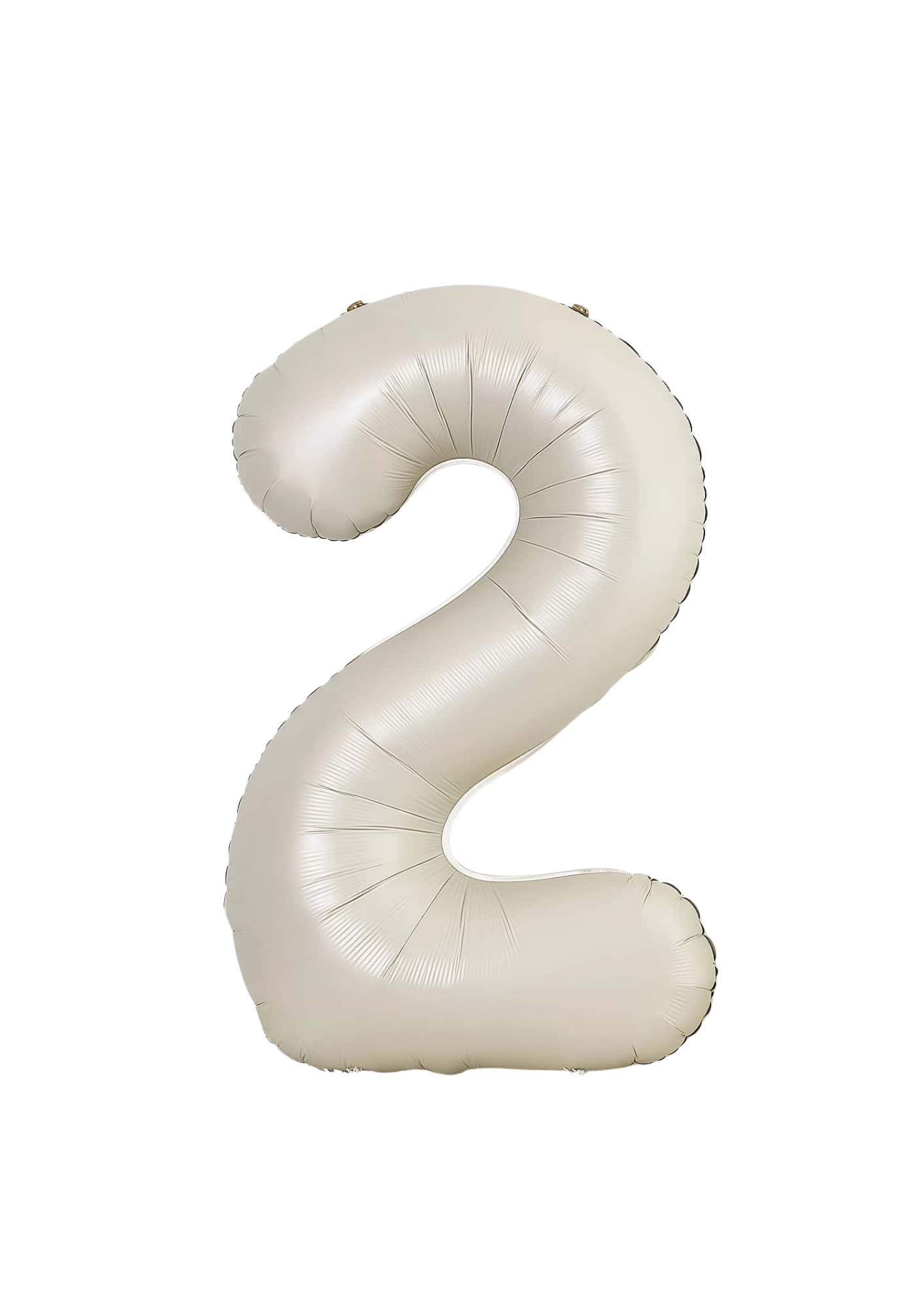 beige number foil helium balloon for birthday celebration, Demuse Balloon KL