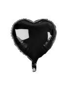black heart foil helium balloon by Demuse Balloon, Kuala Lumpur