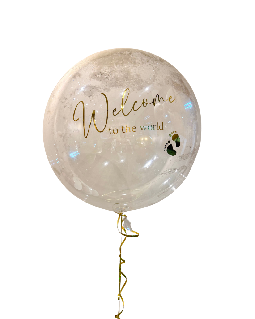 Custom bubble helium balloon bouquet designed by Demuse Balloon Kuala Lumpur