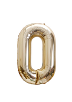 gold number foil helium balloon for birthday celebration, Demuse Balloon KL