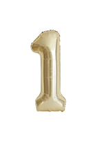 gold number foil helium balloon for birthday celebration, Demuse Balloon KL