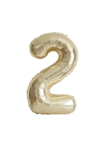 gold number foil helium balloon for birthday celebration, Demuse Balloon KL