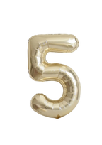 gold number foil helium balloon for birthday celebration, Demuse Balloon KL