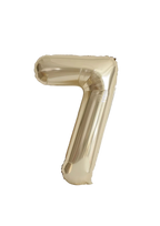 gold number foil helium balloon for birthday celebration, Demuse Balloon KL