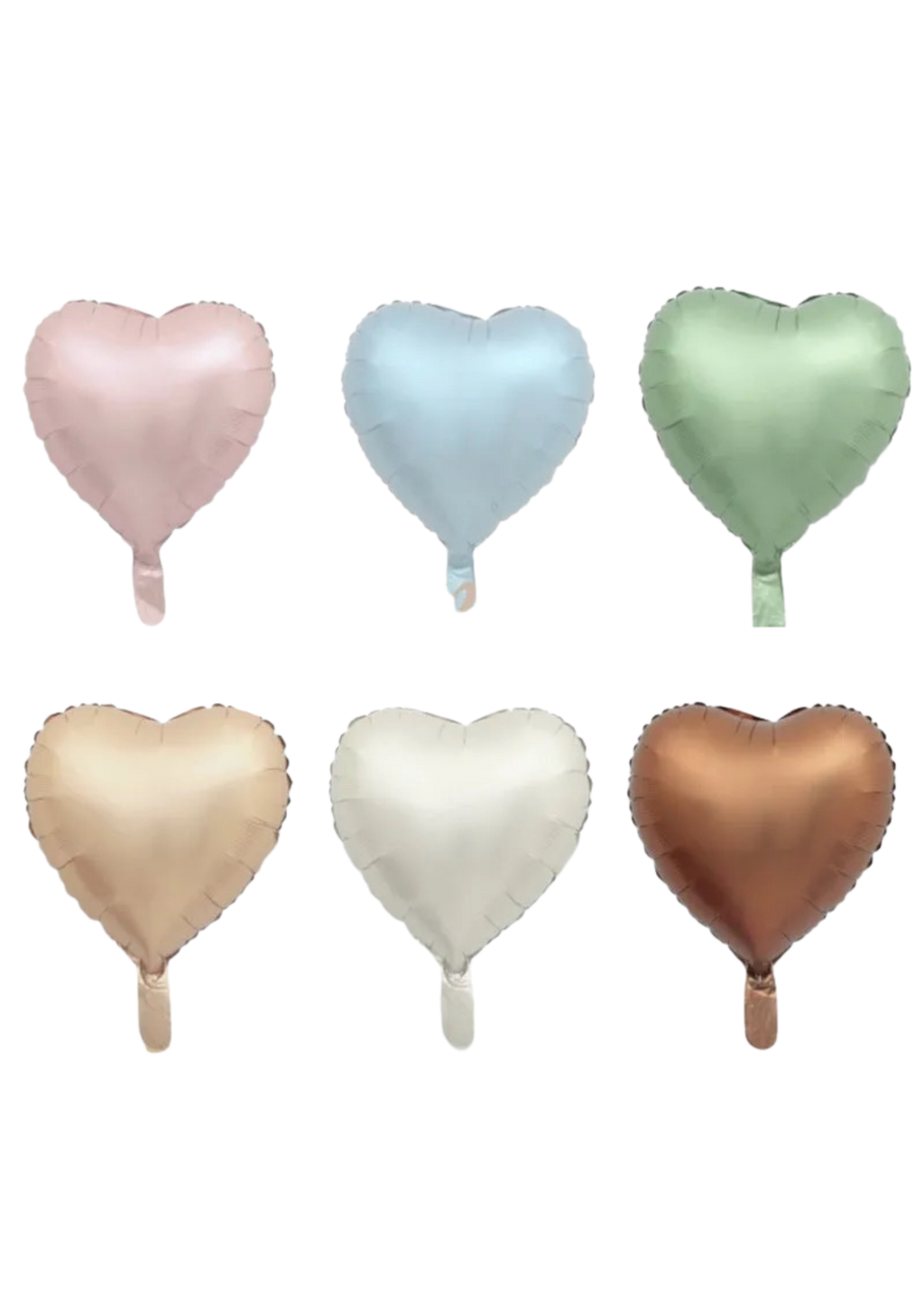Pastel heart foil helium balloon bouquet by Demuse Balloon, Kuala Lumpur