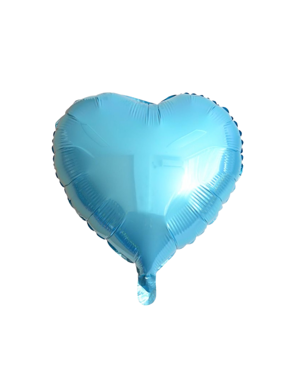 light blue heart foil helium balloon by Demuse Balloon, Kuala Lumpur