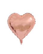 rose gold heart foil helium balloon by Demuse Balloon, Kuala Lumpur