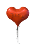 Custom valentines heart foil helium balloon in Kuala Lumpur
